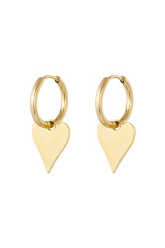 Earrings basic heart