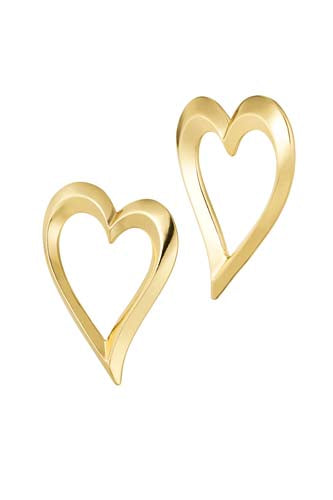 Earrings dainty heart