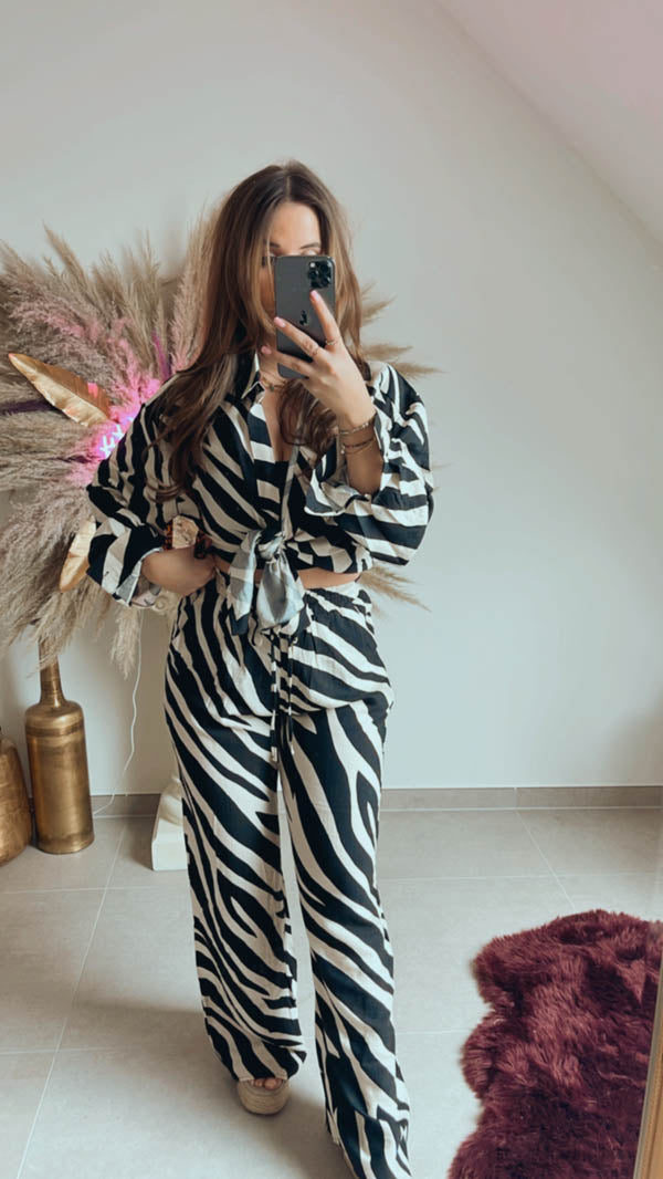 Zebra two piece